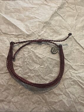 NWOT Pura Vida Multi-String Cord Bracelet in Plum Purple